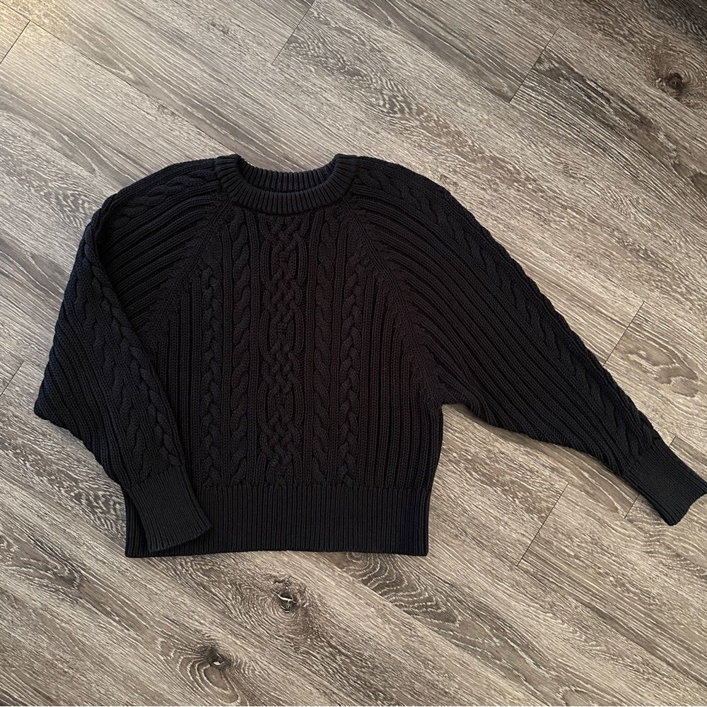 Lauren Ralph Lauren Cable-Knit Dolman-Sleeve Sweater